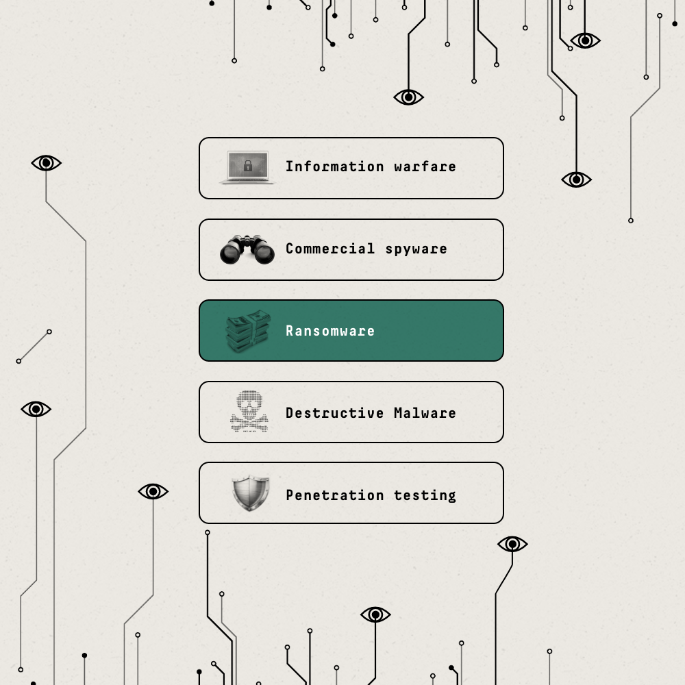 Spyware Ransomware Hackers for Hire – Digital Front Lines